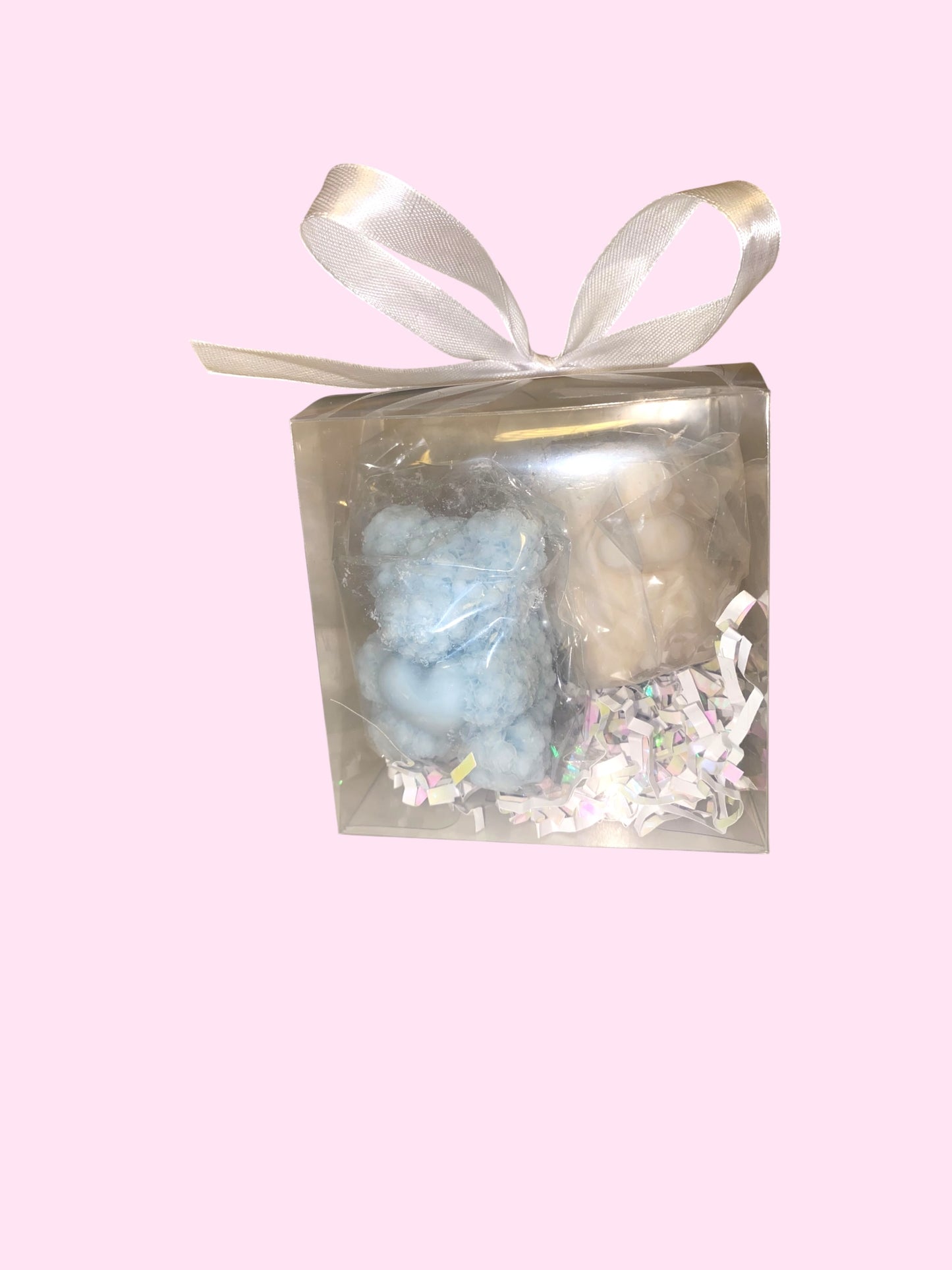 Highland Coo & Rose Teddy Bear Wax Melt Gift Box | Strong, Long-lasting Fragrance