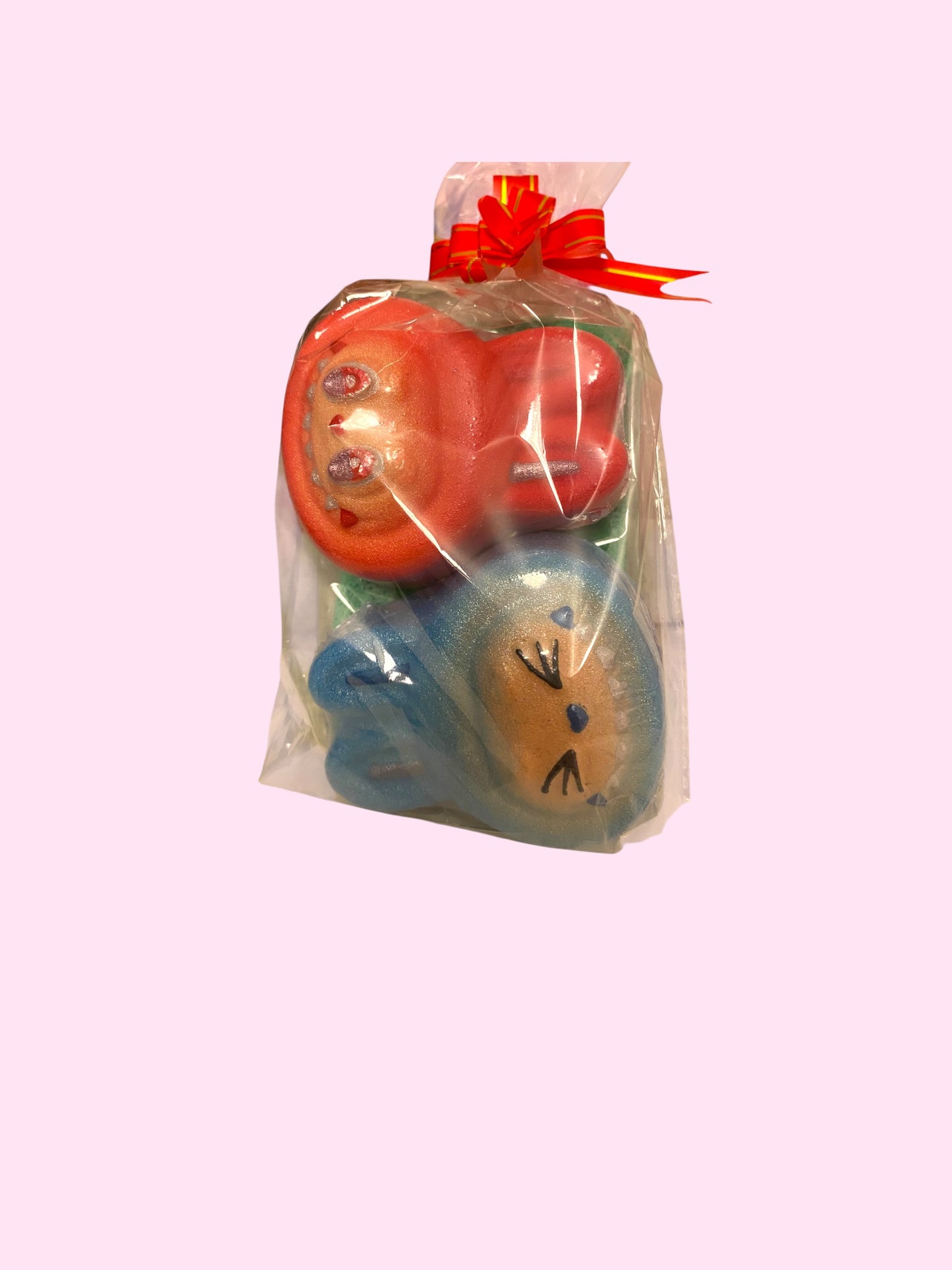 Labu Inspired Bath Bomb Gift Set with Soft Soap Sponge | Handmade, Vegan & Cruelty Free