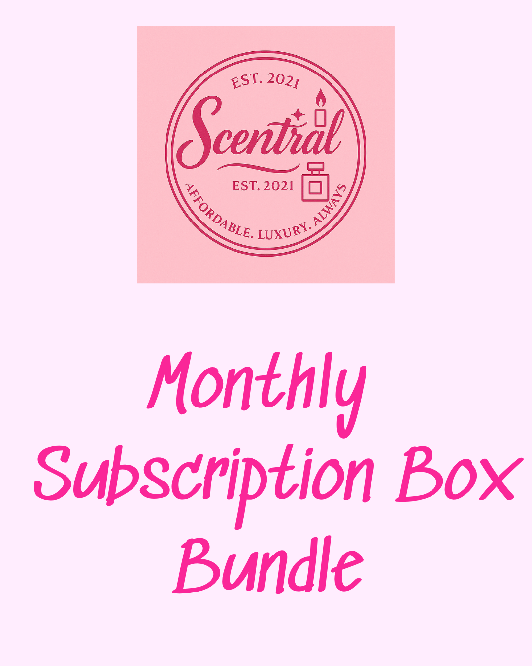 Scentral's Monthly Cosmetic & Wax Melt Subscription Boxes Bundle