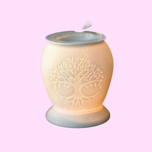 Ceramic Aroma Lamp – For Wax Melts, Fragrance Oils & Aroma Rocks