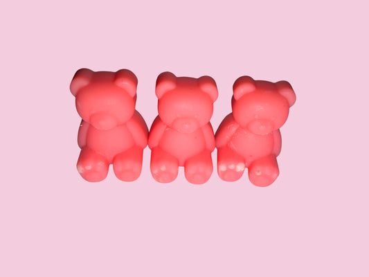 Mini Bear Wax Melts in Pack of 3
