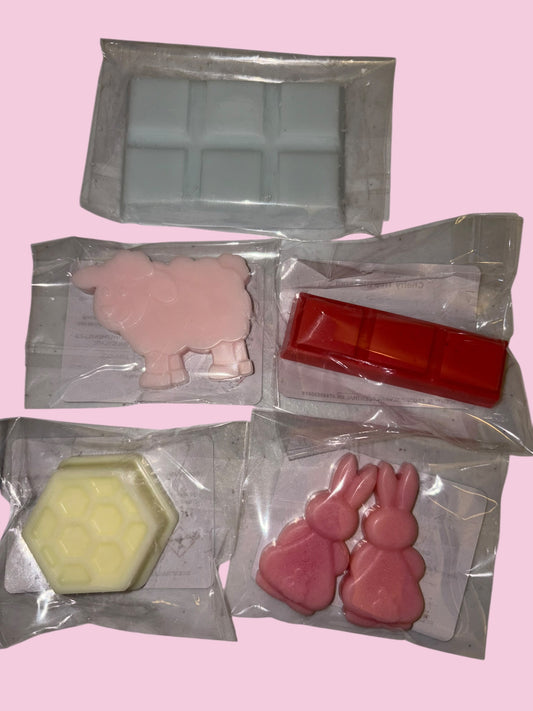 Bundle of 5 Wax Melt Shapes in Spring Fragrances