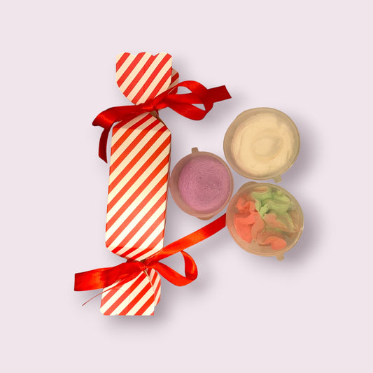 Christmas Cracker Gift Containing 3 Mini Cosmetic Products | Choose from Christmas or General Scents | Handmade, Cruelty Free & Vegan