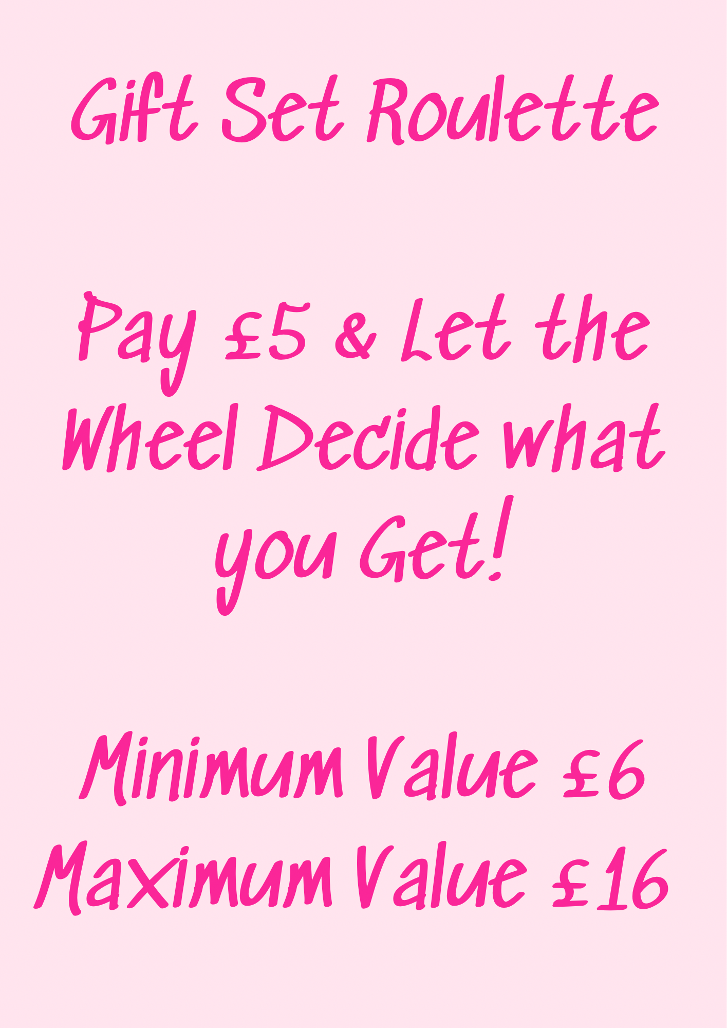 Party Games! Gift Set Roulette | Pay £5 & Let The Wheel Decide on Your Prize
