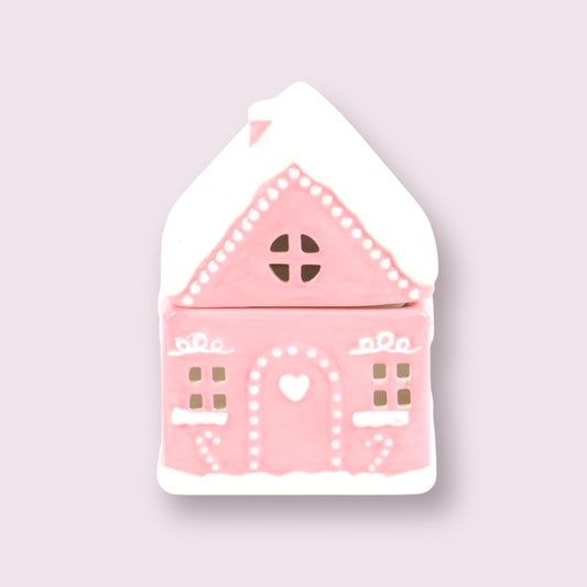 Gingerbread House Tea Light Burners | Suitable for Wax Melts, Fragrance Oils & Aroma Rocksi