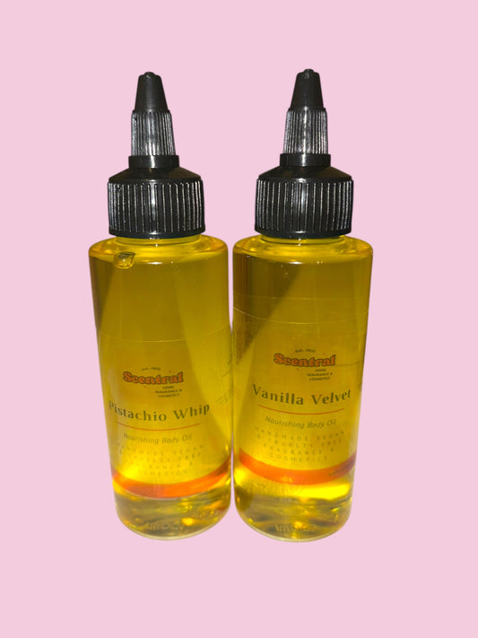 Nourishing Body Oil | 150g | Made with Coconut, Jojoba & Castor Oils | Lightly Fragranced | Handmade Cosmetics | Vegan & Cruelty-free